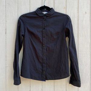 UO Peter Pan Collar Button Down